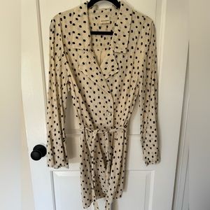 SOLD.  ZULU & ZEPHYR Speckle Shirt Dress in Polka Dot
